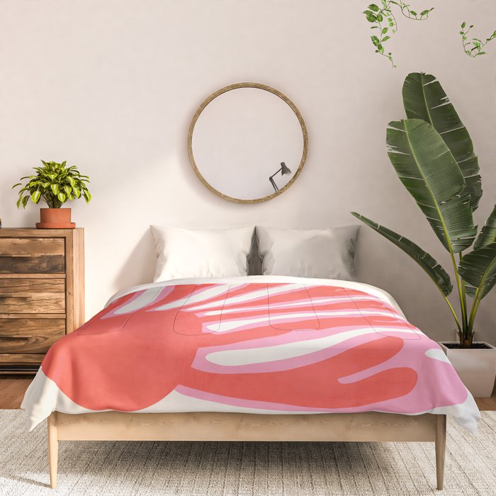 Tart & Amaranth: Wild Flower | Matisse Foliage Paper Cutouts Comforter Gallery Image 3