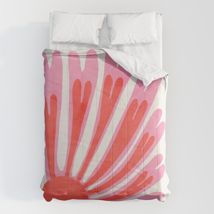 Tart & Amaranth: Wild Flower | Matisse Foliage Paper Cutouts Comforter Gallery Image 1