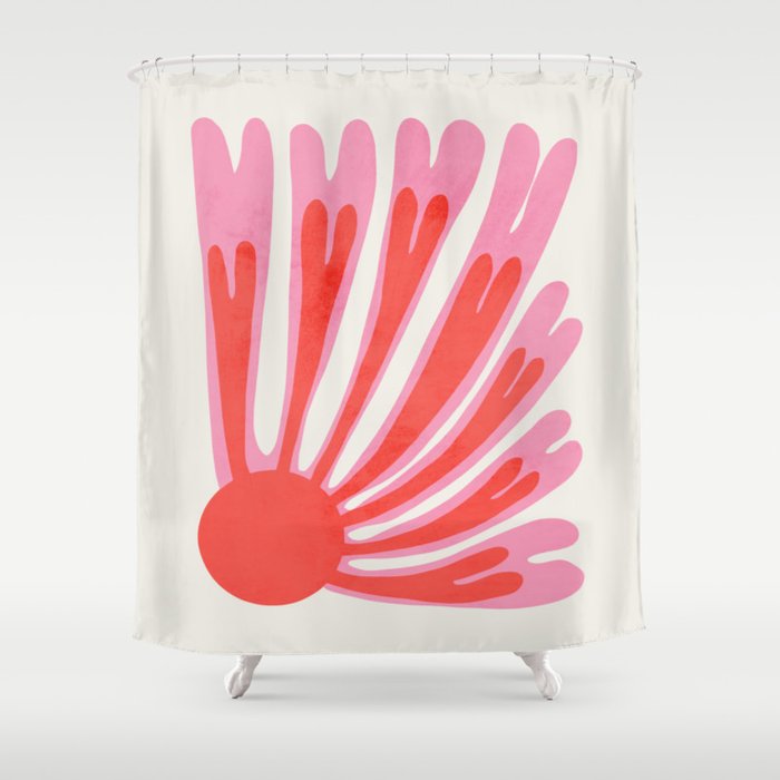 Tart & Amaranth: Wild Flower | Matisse Foliage Paper Cutouts Shower Curtain Gallery Image 1