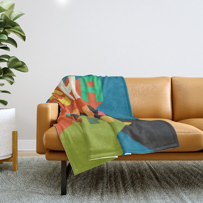 Cha cha cha Throw Blanket Gallery Image 1