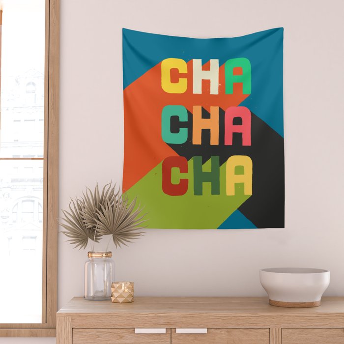 Cha cha cha Wall Tapestry Gallery Image 2