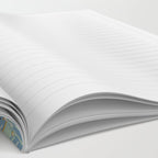 Lunar Pattern: Blue Moon Notebook Gallery Image 2