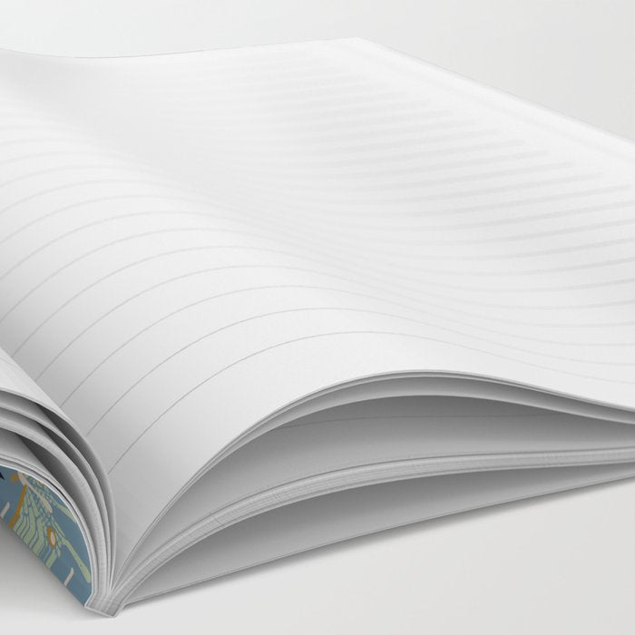 Lunar Pattern: Blue Moon Notebook Gallery Image 2