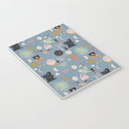 Lunar Pattern: Blue Moon Notebook Gallery Image 3