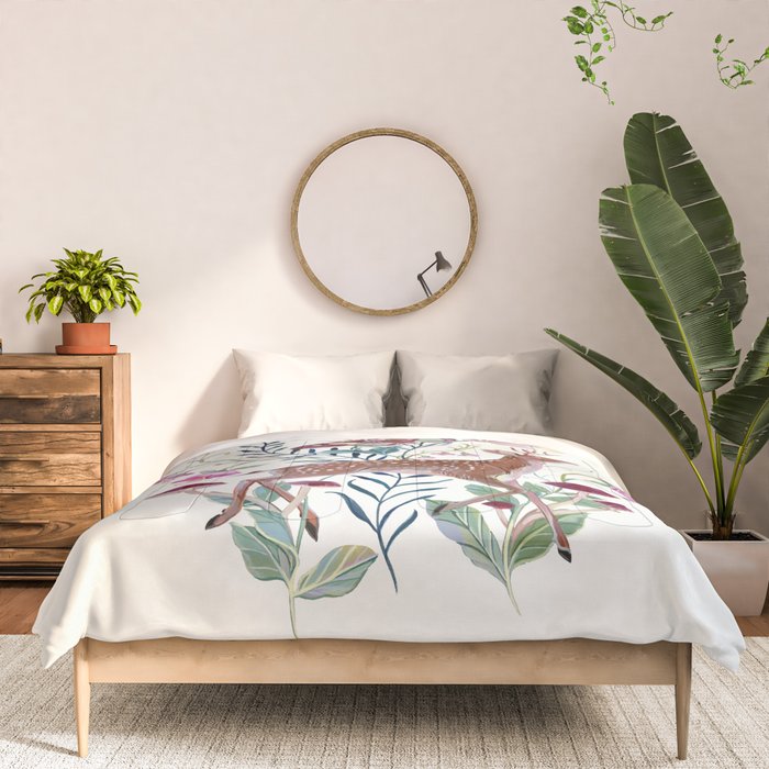 Floral Deer Comforter Gallery Image 3