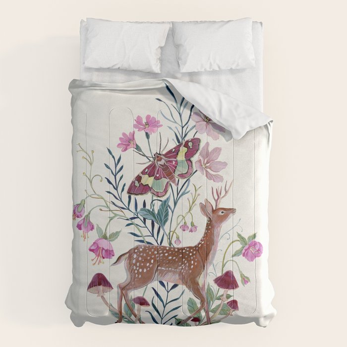 Floral Deer Comforter Gallery Image 6
