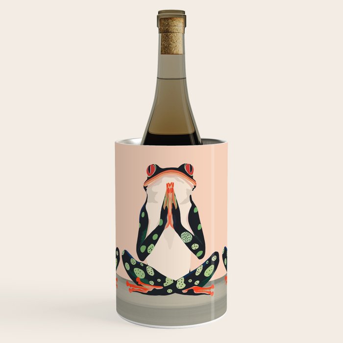 Yoga Frog Wine Chiller Gallery Image 1
