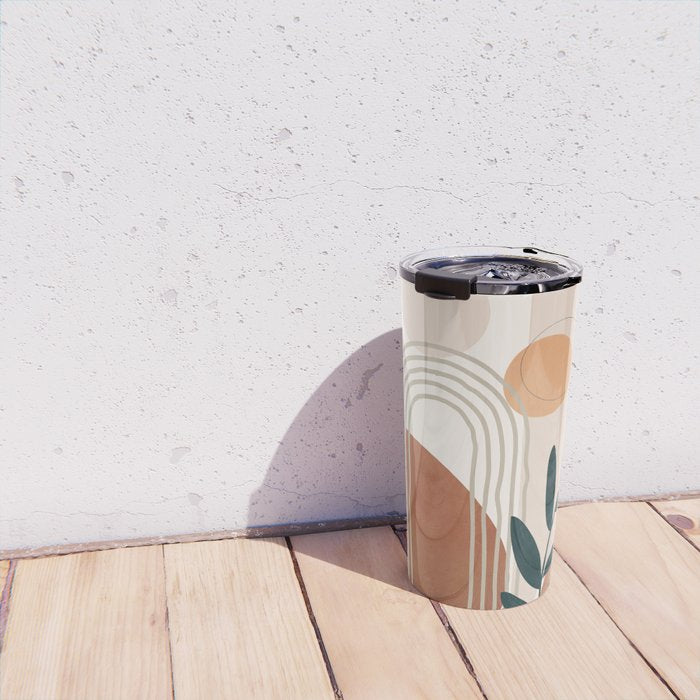 Modern Shapes Design 14 Travel Mug Gallery Image 4