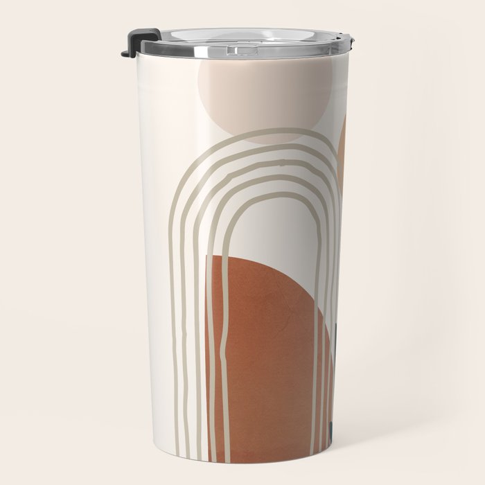 Modern Shapes Design 14 Travel Mug Gallery Image 3