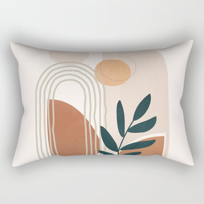Modern Shapes Design 14 Rectangular Pillow Gallery Image 2