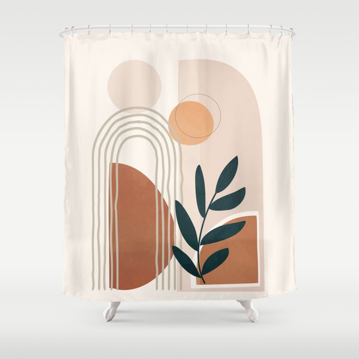 Modern Shapes Design 14 Shower Curtain Gallery Image 1