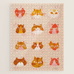 Cat Faces Collection - Retro Jigsaw Puzzle Gallery Image 1