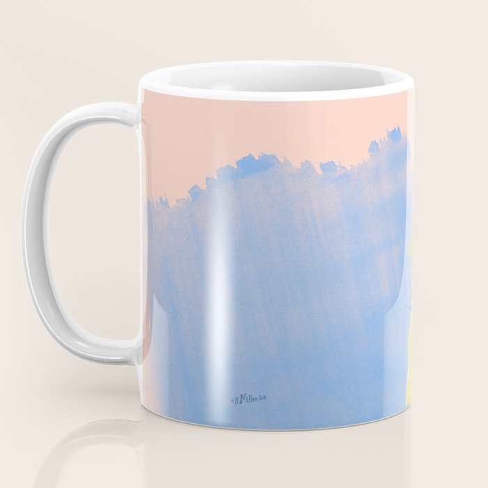 Map of Northern Michigan - Pasty Tour in Peach Coffee Mug Gallery Image 3