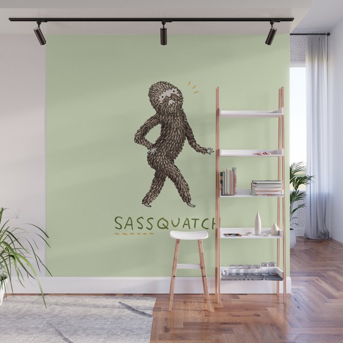 Sassquatch Wall Mural Gallery Image 1
