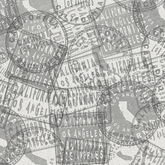 Vintage Los Angeles California Travel Stamp Pattern Coffee Mug Gallery Image 2