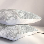 Vintage Los Angeles California Travel Stamp Pattern Pillow Sham Gallery Image 3