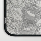 Vintage Los Angeles California Travel Stamp Pattern Laptop Sleeve Gallery Image 3