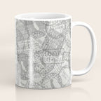 Vintage Los Angeles California Travel Stamp Pattern Coffee Mug Gallery Image 1