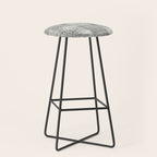 Vintage Los Angeles California Travel Stamp Pattern Stool Gallery Image 1