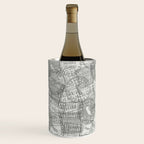Vintage Los Angeles California Travel Stamp Pattern Wine Chiller Gallery Image 1