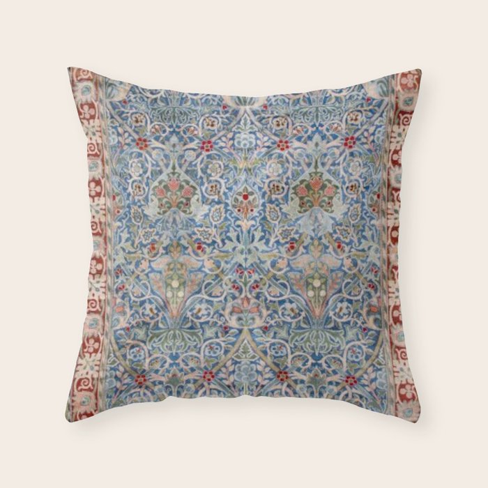 William Morris Vintage Hammersmith Throw Pillow Gallery Image 1