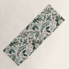 Winter Floral Pattern Yoga Mat Gallery Image 1