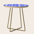 Blue ancient greek art statue pattern Side Table Gallery Image 1