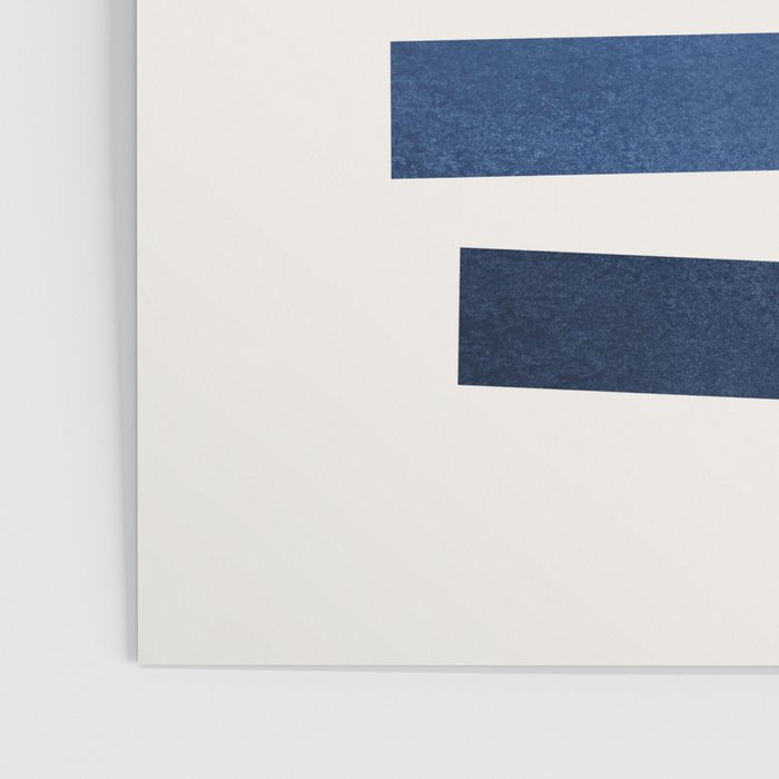 Blue shades Mid-century modern style Poster Gallery Image 3