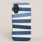Blue shades Mid-century modern style iPhone Case Gallery Image 1