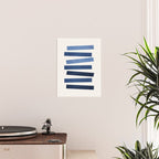 Blue shades Mid-century modern style Poster Gallery Image 2