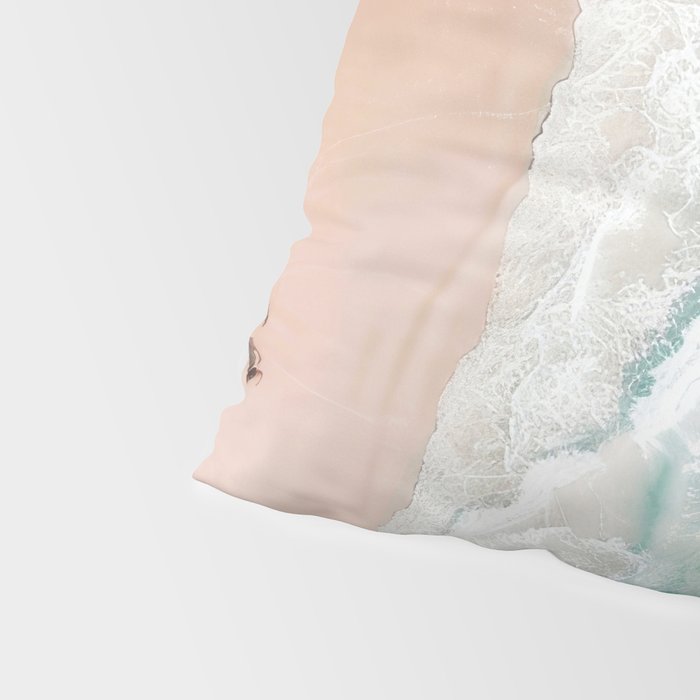 Pink Sand Beach Print Pillow Sham Gallery Image 4