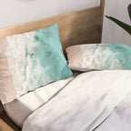 Pink Sand Beach Print Pillow Sham Gallery Image 2