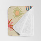 WEIRD FLOWERS Throw Blanket Gallery Image 3