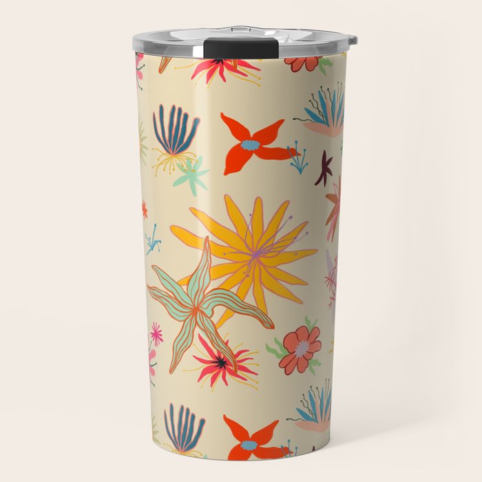 WEIRD FLOWERS Travel Mug Gallery Image 1