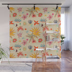 WEIRD FLOWERS Wall Mural Gallery Image 1