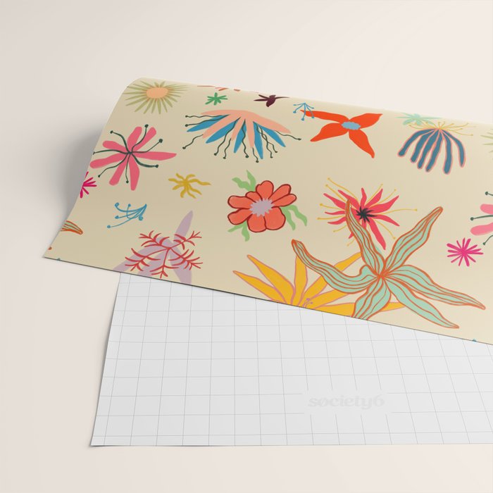 WEIRD FLOWERS Wrapping Paper Gallery Image 2