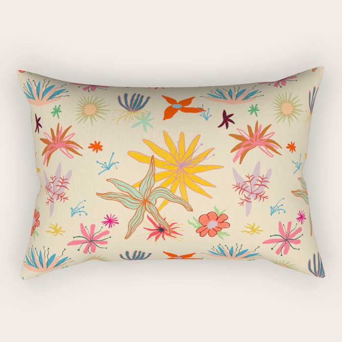 WEIRD FLOWERS Rectangular Pillow Gallery Image 1