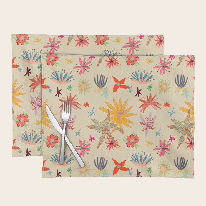 WEIRD FLOWERS Placemat Gallery Image 1