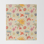 WEIRD FLOWERS Throw Blanket Gallery Image 2