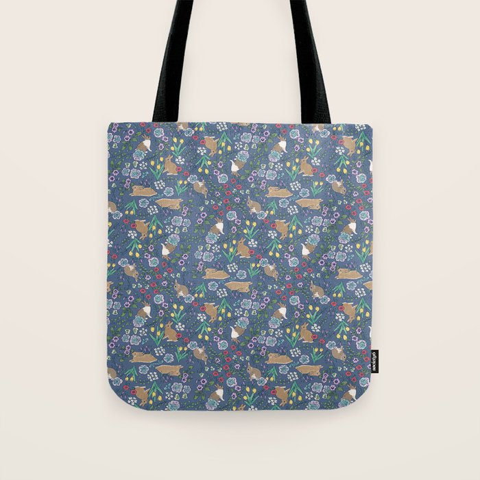 with early spring flowers Tote Bag Gallery Image 1