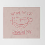 Living in the moment Throw Blanket Gallery Image 2