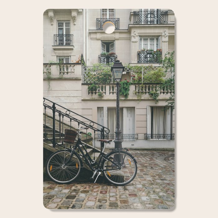 Montmartre, Paris, France, Bicycle Boulevard Cutting Board Gallery Image 1