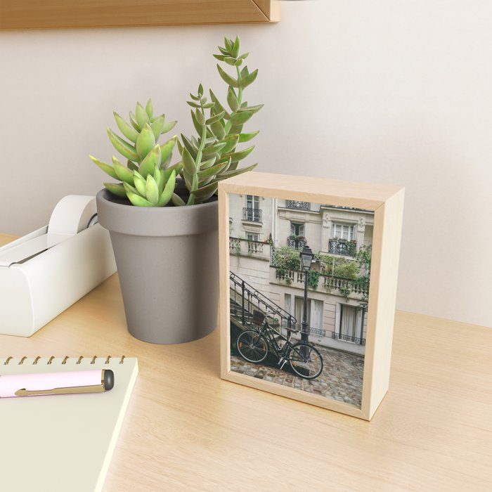 Montmartre, Paris, France, Bicycle Boulevard Mini Art Print Gallery Image 2