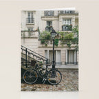 Montmartre, Paris, France, Bicycle Boulevard Stationery Card Gallery Image 2