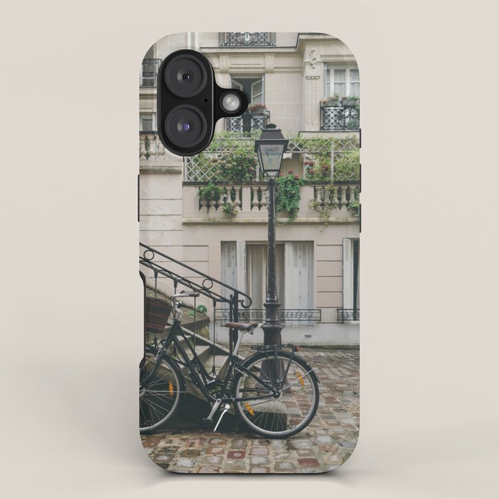 Montmartre, Paris, France, Bicycle Boulevard iPhone Case Gallery Image 1