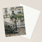 Montmartre, Paris, France, Bicycle Boulevard Stationery Card Gallery Image 2