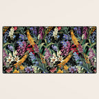 Isolated Blooms II Night Desk Mat Gallery Image 3
