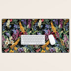 Isolated Blooms II Night Desk Mat Gallery Image 1