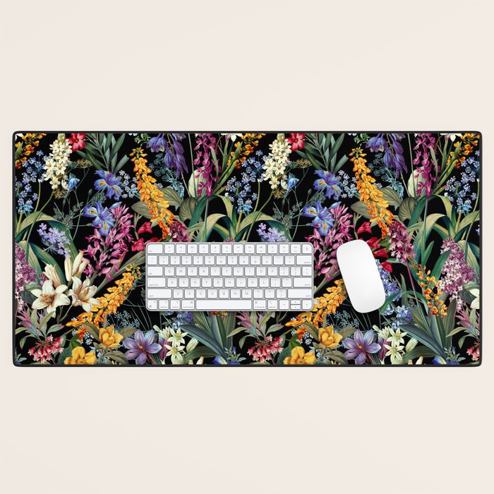 Isolated Blooms II Night Desk Mat Gallery Image 1