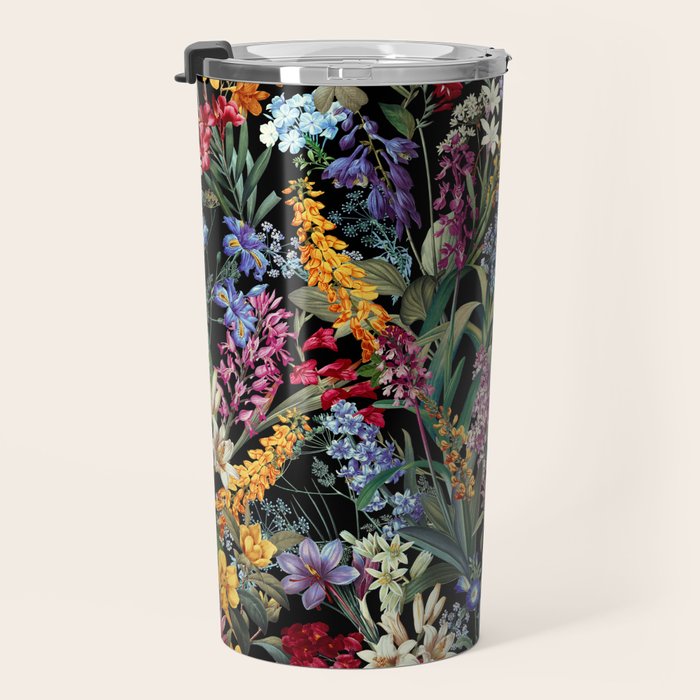 Isolated Blooms II Night Travel Mug Gallery Image 3